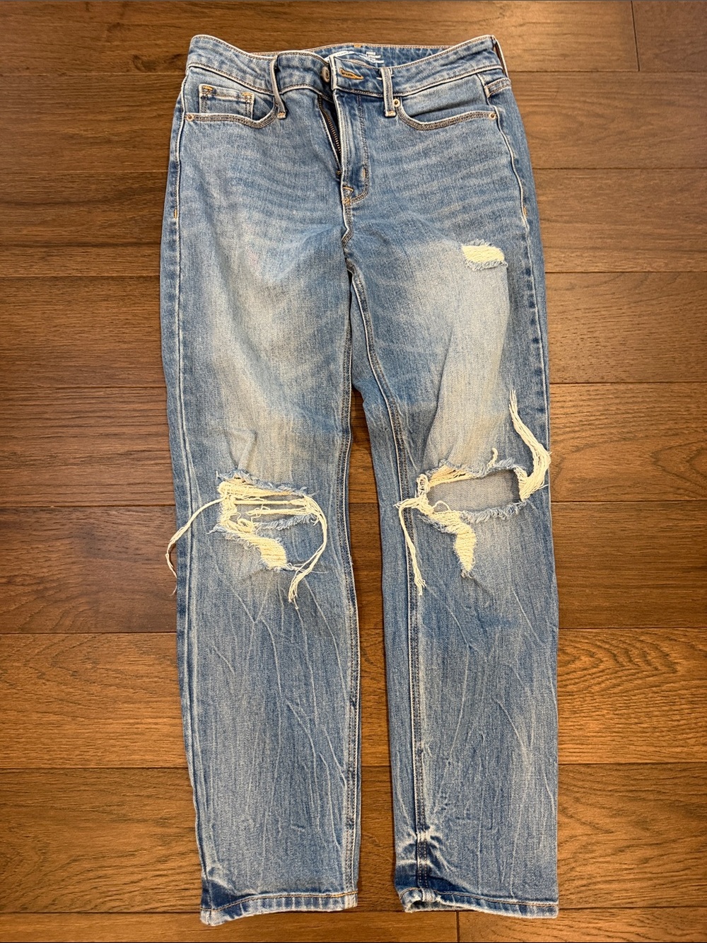 Old Navy Power Slim Straight High Rise Secret Slim Pockets Size 4 - C12-035